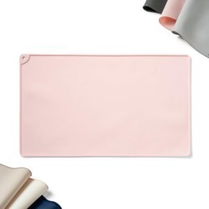 WePet Non-Slip Waterproof Pet Feeding Mat, 20x12 Inch - Silicone Dog & Cat Food Mat with Raised Edge to Stop Food Spills and Water Spills - Dishwasher Safe, Easy Clean