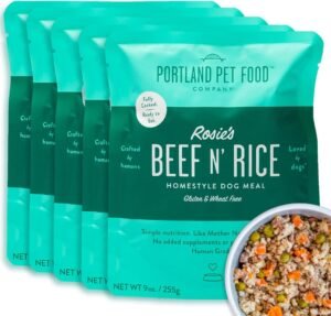 Portland Pet Food Company Fresh, Human Grade Dog Food Topper & Meal 5 Pack