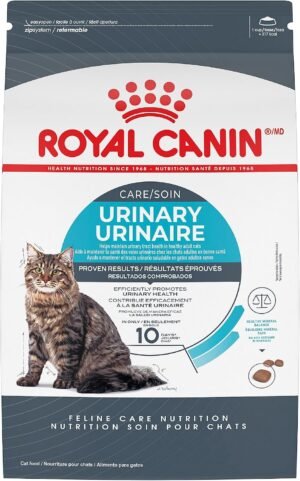 Royal Canin Feline Care Nutrition Urinary Care Adult Dry Cat Food, 14 lb Bag | Urinary Tract Support, Balanced Formula, Hydration Support, For Adult Cats, Crunchy Kibble, Developed by Veterinarians