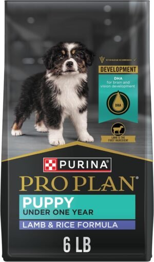 Purina Pro Plan High Protein, Healthy Puppy Food, Lamb & Rice, 6 lb Bag