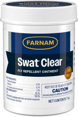 Farnam: Swat Fly Repellent Ointment – 7 oz for Wounds & Sores