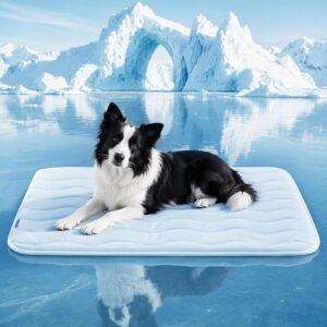 Dog Cooling Mat, Large & Medium Dogs, Self-Cooling Pad, Q-Max>0.4
