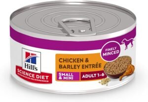 Hill's Science Diet Adult 1-6 Small & Mini Wet Dog Food | #1 Veterinarian Recommended, Chicken & Barley, 5.8 oz. Cans, 24-Pack