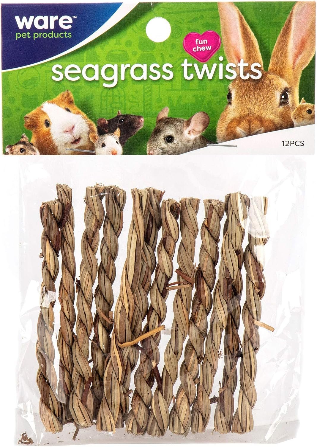 Ware Manufacturing Sundried Seagrass Twists Small Pet Chew