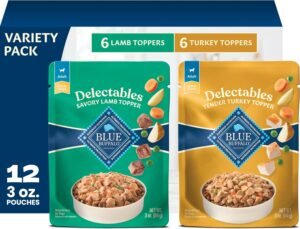 Blue Buffalo Delectables Variety Pack Dog Food Topper, 3 oz, 12 ct