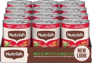 Nutrish Beef Paté Wet Dog Food, 13 oz. Can, (Pack of 12) (Rachael Ray)